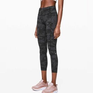 lululemon athletica Black Camo Leggings